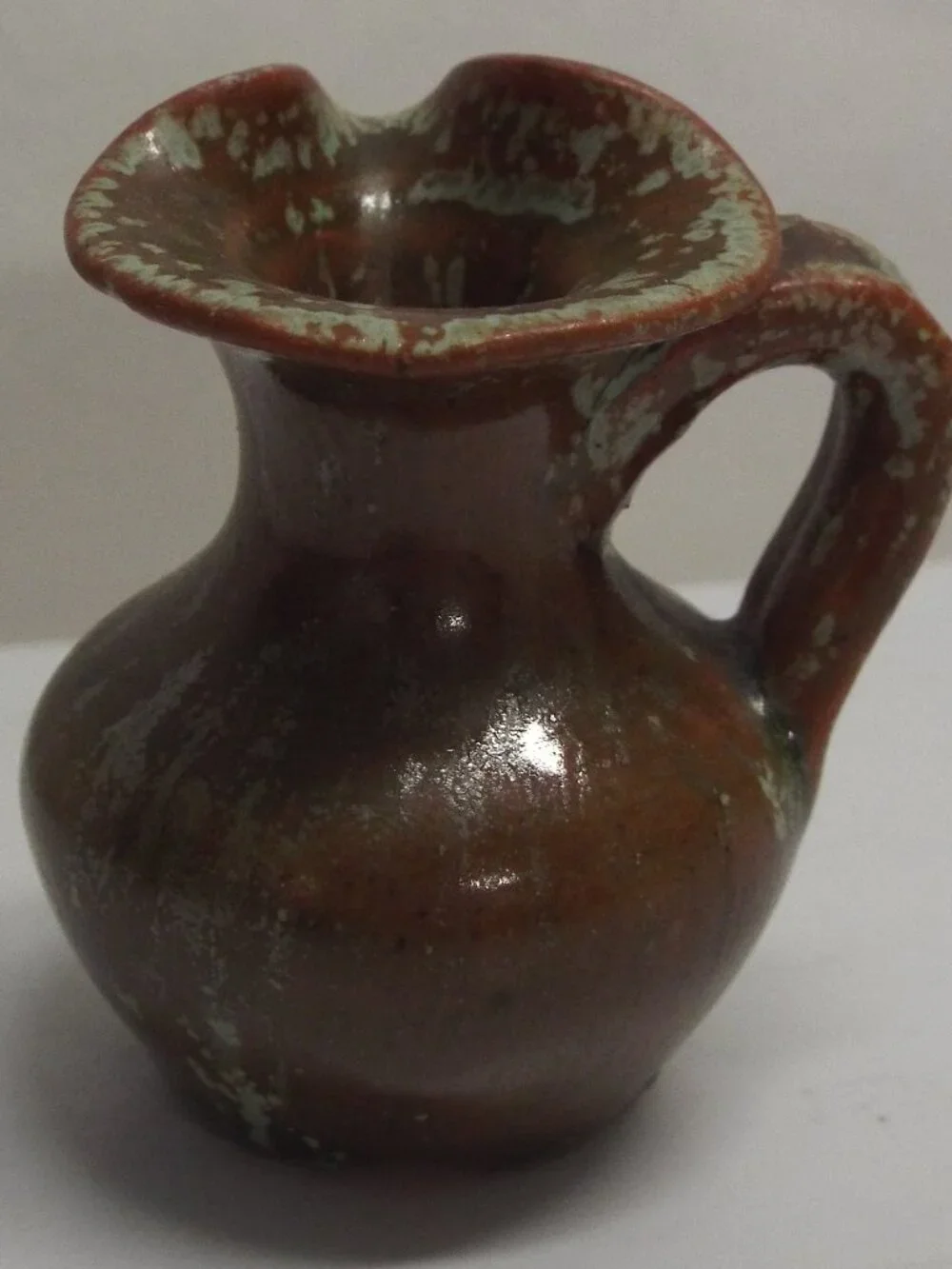 VINTAGE North Carolina Pottery Mini Pitcher - 2